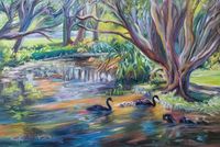 Salah satu lukisan Concetta berjudul 