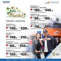 Belum Sempat Mudik? Masih Ada Tiket Promo Kereta Lho