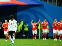 Pantas kalau Salah kecewa. Mesir kini hampir dipastikan tersingkir dari Piala Dunia 2018. (Foto: Dylan Martinez/Reuters)