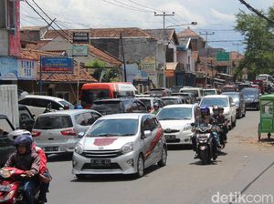 Ribuan Pemudik dan Wisatawan Mulai Tinggalkan Garut