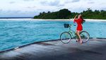Foto: Gaya Liburan Artis Cantik Turki, Fahriye Evcen