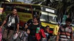 Terminal Bus Tanjung Priok Masih Sepi