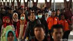 Suasana Terkini Arus Balik di Stasiun Senen