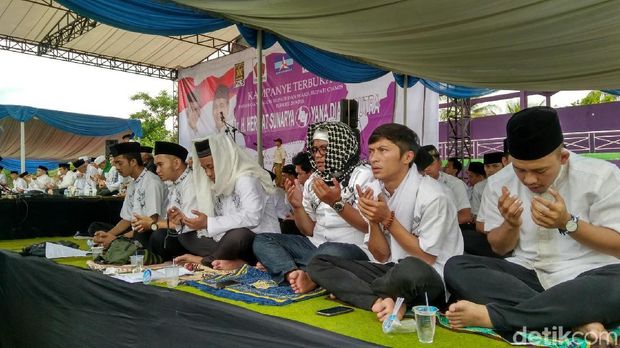 Kampanye Terbuka Pilbup Ciamis, Paslon Gelar Istighasah Kubro