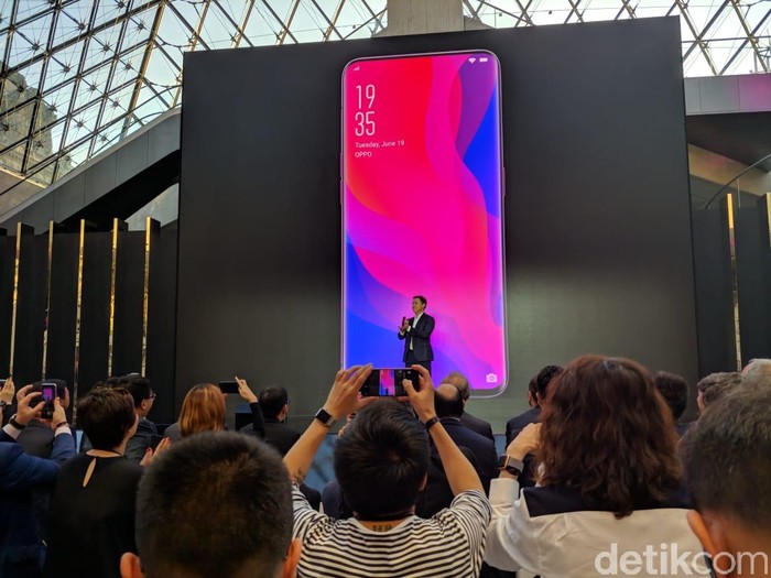 Suasana peluncuran Oppo Find X. Foto: Adi Fida Rahman/detikinet Suasana peluncuran Oppo Find X. Foto: Adi Fida Rahman/detikinet