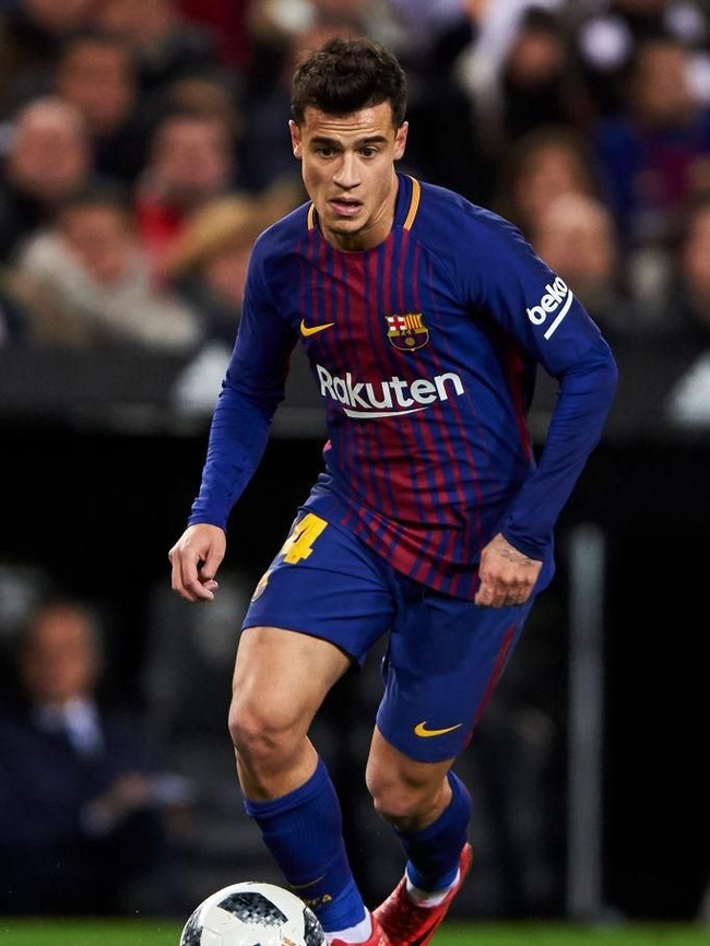 Selain Neymar, Brazil juga punya pemain ganteng ini yaitu Philippe Coutinho. Kemampuannya bermain bola membuatnya menjadi pemain bola dengan nilai transfer termahal ketiga setelah Neymar. Nilai transfernya saat diboyong ke klub Barcelona mencapai 160 juta Euro. (Foto: Getty Images)