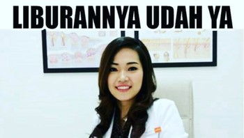 Ingat nih abang pesan dari ibu dokter.   Foto: Internet