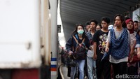Jumlah pemudik tahun ini diketahui mengalami peningkatan jika dibandingkan pada arus balik pada tahun lalu.