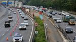 Contraflow di Tol Cikampek Diberlakukan