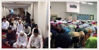 Suasana salat Idul Fitri di Masjid Indonesia Tokyo dan SRIT. 
