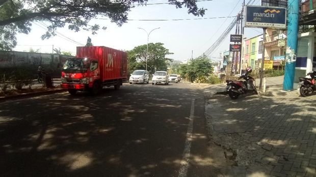 Lokasi pelemparan batu ke bocah Rafa