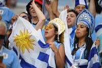 Suporter dari berbagai belahan dunia datang ke Rusia untuk menonton Piala Dunia 2018 (Getty Images)