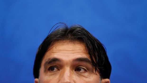 Pelatih timnas Kroasia Zlatko Dalic, di Nizhny Novgorod Stadium, Nizhny Novgorod, Rusia, 20 Juni.