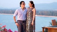 Pemandangan laut pun tidak luput jadi tujuan liburan mereka (Instagram/lunamaya)