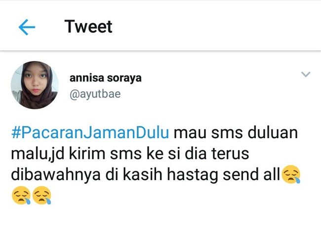 Salah satu teknik cerdas mendapatkan perhatian gebetan tanpa malu-malu. Foto: Twitter