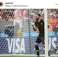 Rui Patricio adalah kiper 30 tahun yang saat pertandingan Portugal melawan Maroko pada Rabu (20/6/2018) beberapakali berhasil menghalau bola yang mengarah ke gawang hasil tendangan pemain Maroko. Foto: Instagram