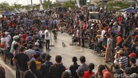Suasana Skateboarding Day 2018 di Kalijodo.