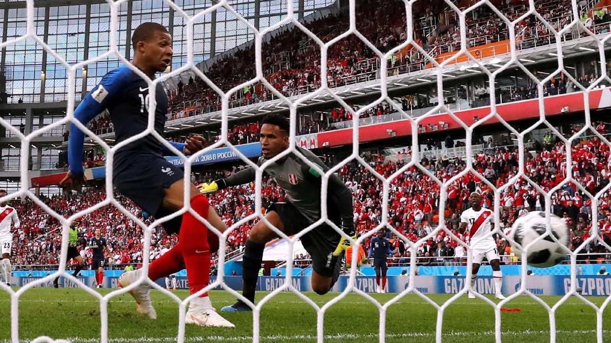 Kylian Mbappe memenangkan Prancis 1-0 atas Peru di laga kedua Grup C Piala Dunia 2018. (Foto: Reuters)