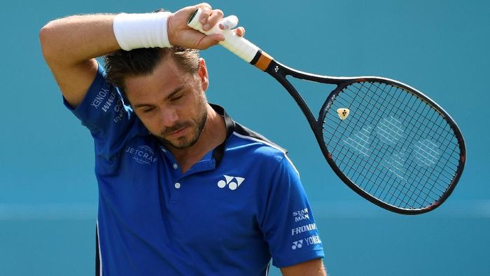 Stan Wawrinka kalah di babak kedua Queens Club Championship. (Foto: Tony OBrien/Action Images via Reuters) Stan Wawrinka kalah di babak kedua Queens Club Championship. (Foto: Tony OBrien/Action Images via Reuters)