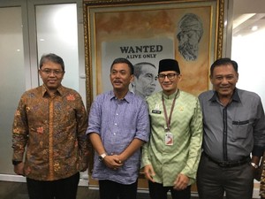 Halalbihalal dengan Ketua DPRD, Sandi Diberi Saran soal Tn Abang