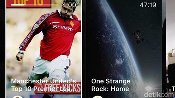 Ketika masuk ke IGTV, pengguna akan langsung disuguhi berbagai video vertikal yang durasinya lebih dari satu menit. Untuk saat ini, jumlah konten video vertikal di IGTV masih terbatas. Foto: detikINET/Agus Tri Haryanto