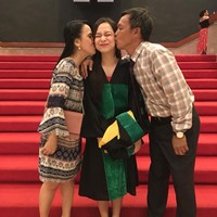 Maria Sydney Salientas Rubrica jadi viral di Facebook setelah mengunggah ungkapan rasa terimakasihnya pada keluarga dan teman-teman atas dukungannya. Foto: Facebook