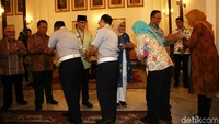 Seluruh kepala dinas juga hadir dalam halal bihalal di Balai Kota DKI Jakarta.