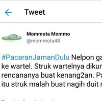 Ketika wartel (warung telepon) masih berjaya pada masanya. Foto: Twitter