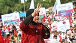Ini Gaya Megawati-Risma Saat Kampanye Kabeh Sedulur Kabeh Makmur