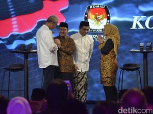Suporter Kedua Paslon Cagub Jateng Sempat Panas Saat Berpapasan