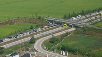 Ini adalah tol Cikampek-Palimanan (Cipali), tol terpanjang yang pernah diresmikan Jokowi sepanjang 116,7 km. Beroperasi 13 Juni 2015. Soedirman Wamad/detikcom.