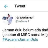 Anak-anak generasi 90-an pasti tahu apa itu MiRC atau Mig33 Foto: Twitter