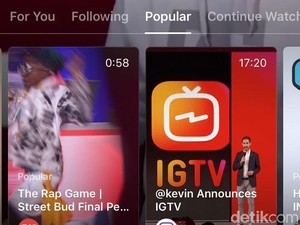 Menjajal IGTV, Stasiun Televisi ala Instagram