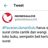 Tulis surat cinta untuk pasangan. Foto: Twitter