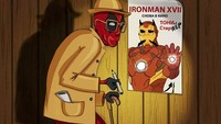 Meski sudah tua, Deadpool masih saja usil. Dok. Instagram/_lesya_guseva_