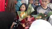 Festival nasi pecel ini untuk menjaga kearifan lokal kota Madiun yang berslogan kita Kharismatik/Foto: Sugeng Harianto
