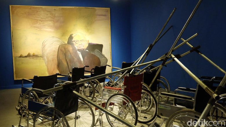 Berikan Tribut, Hanafi dan Goenawan Mohamad Lukis Stephen Hawking Berikan Tribut, Hanafi dan Goenawan Mohamad Lukis Stephen Hawking