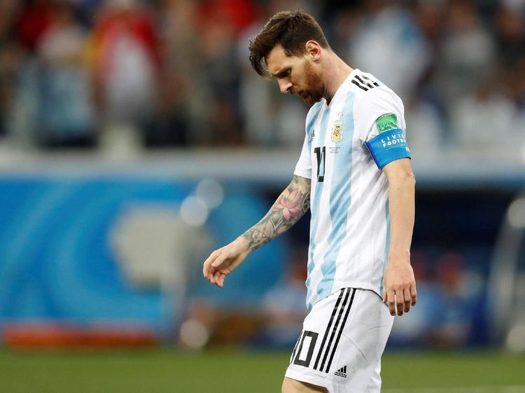 Foto: Argentina Babak Belur Dihajar Kroasia