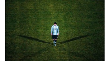 Tuhan, tolonglah Lionel Messi Foto: istimewa