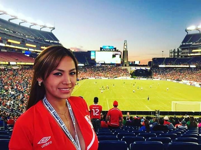 Janji topless ini sudah digaungkan Nissu Cauti sejak awal Piala Dunia 2018. Namun dari dua pertandingan yang dijalani Peru, terakhir dikalahkan Prancis 1 - 0, tak ada satupun gol yang berhasil dicetak tim dengan jersey berwarna putih merah itu. Foto: dok. Instagram (Nissu Cauti)