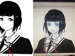 Keren! Pria Ini Gunakan Excel Buat Gambar Anime