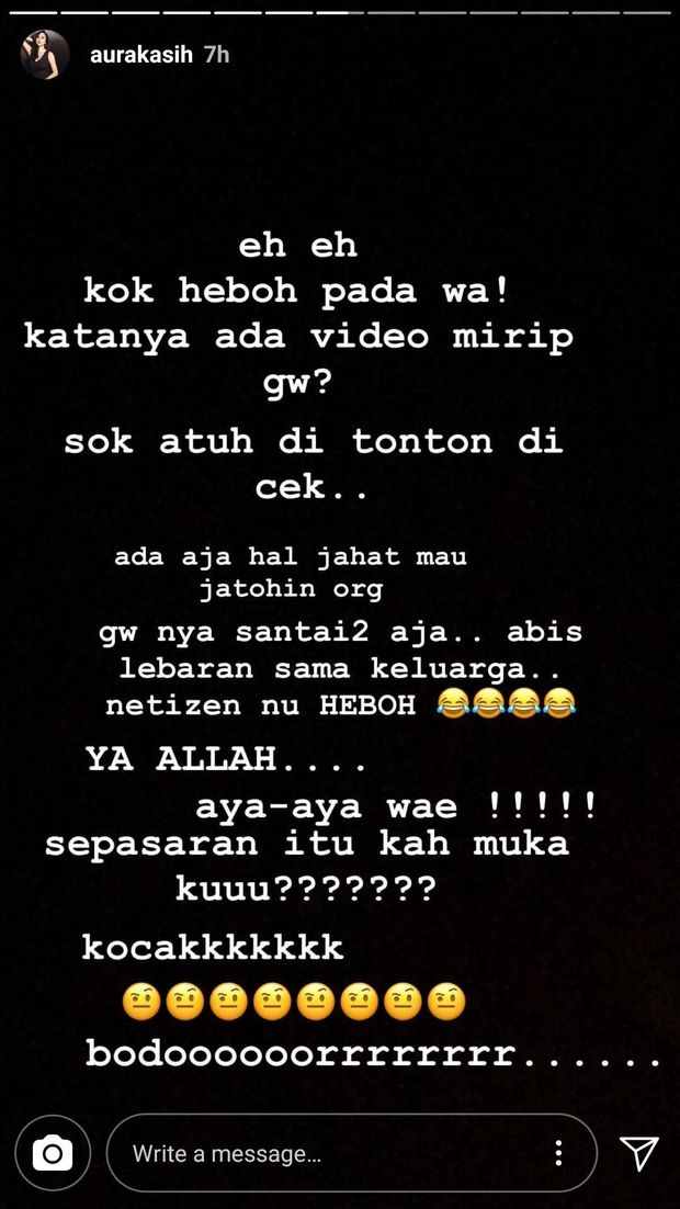 Aura Kasih Tertawa saat Tahu Ada Video Porno Mirip Dirinya Beredar