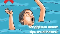 Tapi hati-hati kalau sudah tenggelam susah ditolongnya. (Foto: Internet)