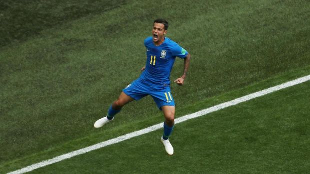 Philippe Coutinho bisa menjadi andalan Brasil vs Meksiko.
