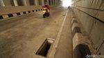 Penutup Lubang Gorong-gorong Underpass Mampang Hilang Lagi