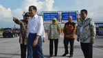 Berkemeja Putih, Jokowi Resmikan Tol Gempol-Pasuruan Seksi II