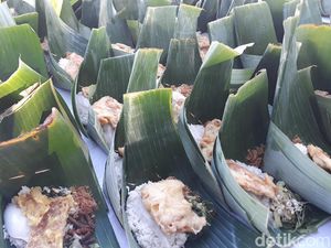Ini 16.825 Pincuk Nasi Pecel Gratis yang Pecahkan Rekor MURI