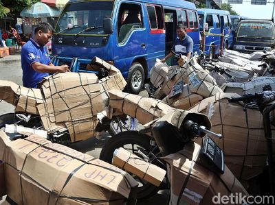 Usai Lebaran, Jasa Pengiriman Motor Masih Ramai