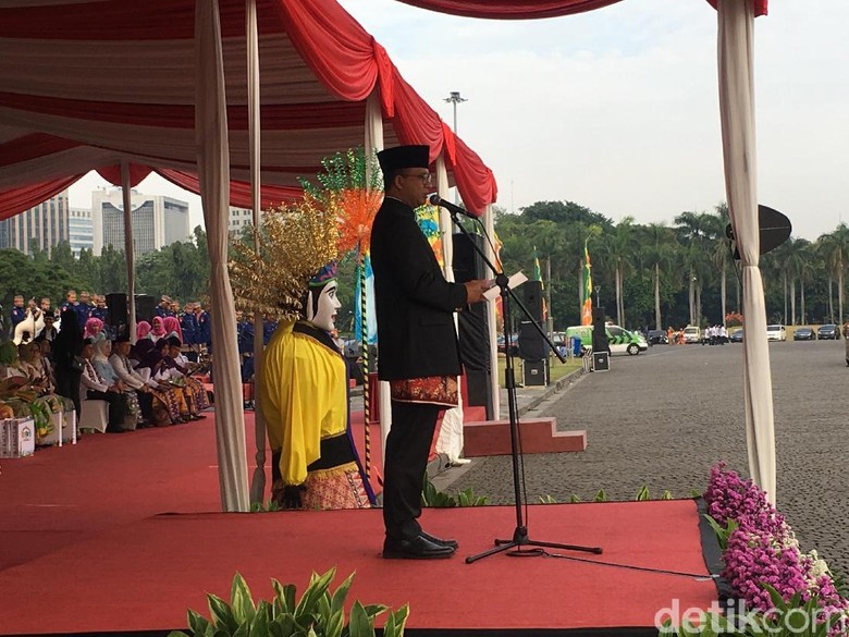 Anies Pimpin Upacara Peringatan HUT Ke-491 DKI di Monas Anies Pimpin Upacara Peringatan HUT Ke-491 DKI di Monas