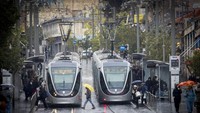 Jerusalem Light Rail di Israel sepanjang 13,9 km yang dibangun dengan biaya US$ 1,1 miliar atau sekitar Rp 15,4 triliun (kurs Rp 14.000). Istimewa/Miriam Alster.